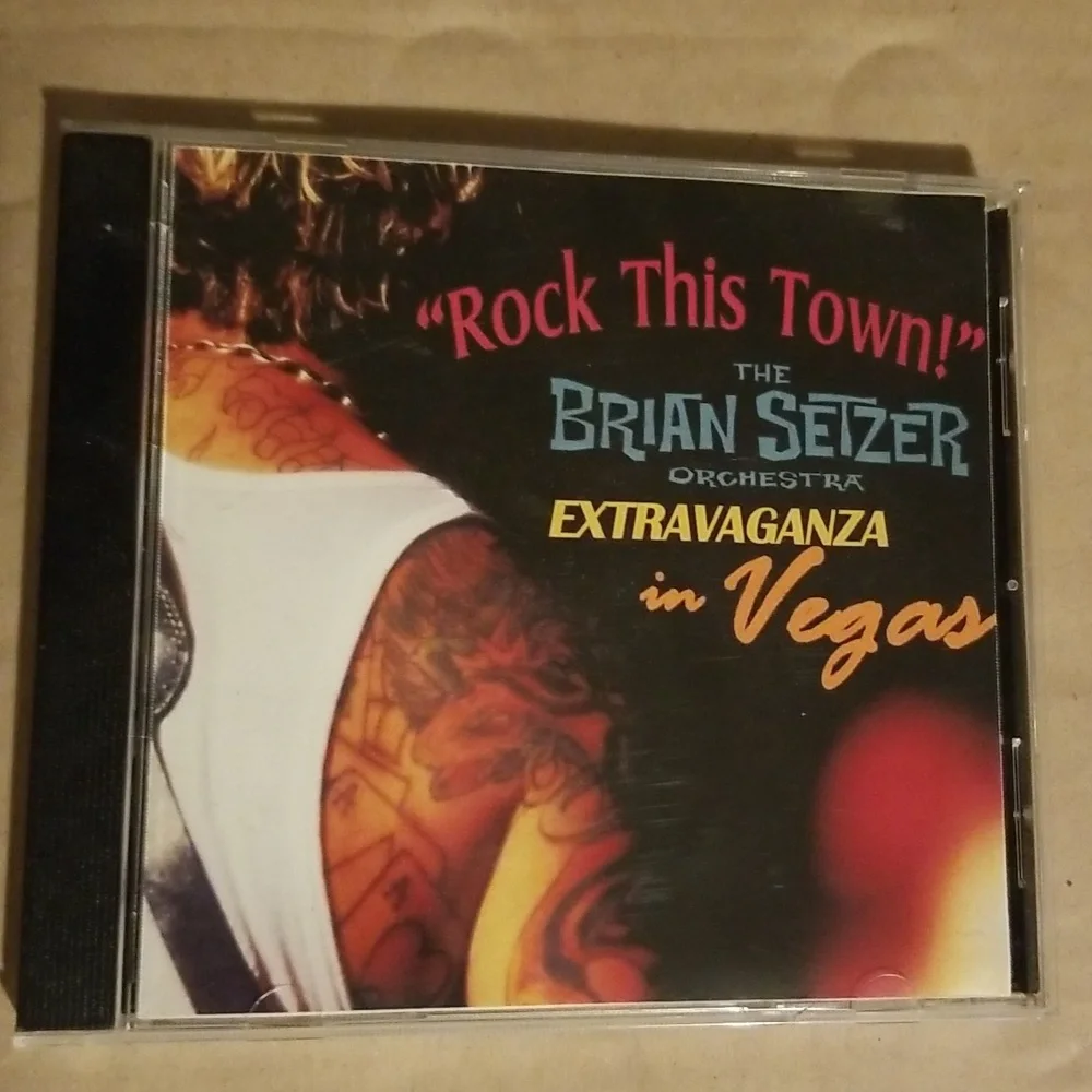 BRIAN SETZER ORCHESTRA EXTRAVAGANZA IN VEGAS CD - Picture 1 of 2